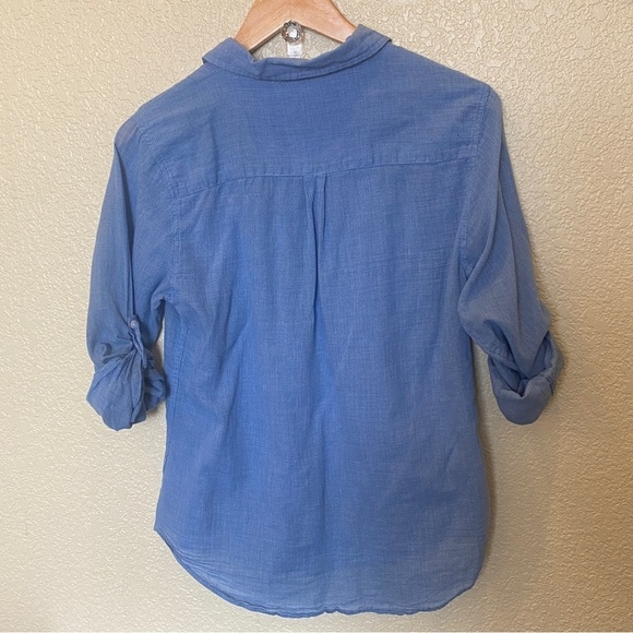 Horny Toad button down shirt roll up sleeves colorado brewery patch on front med - Picture 4 of 4